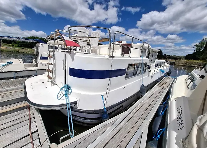 Sejour Vintage A Bord D'une Peniche A Chenille-champteusse, 8-10 Pers, Grand Espace Exterieur - Api-1-46-12 Botel Chenillé-Changé